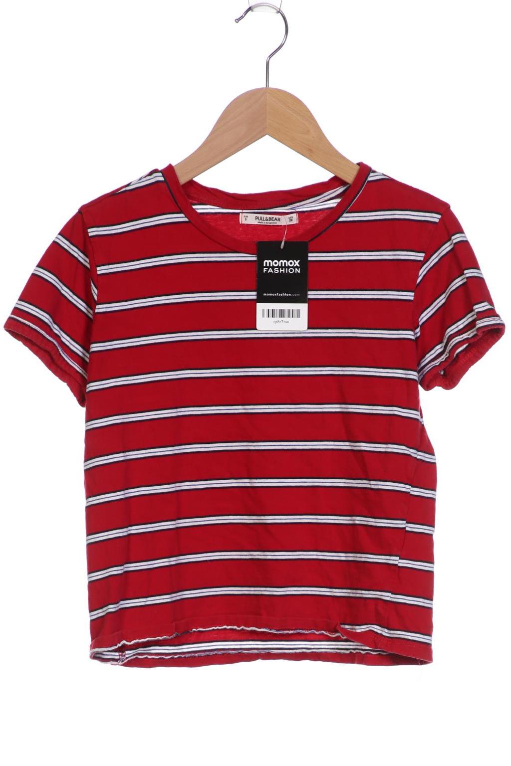 Pull & Bear Damen T-Shirt, rot von Pull & Bear