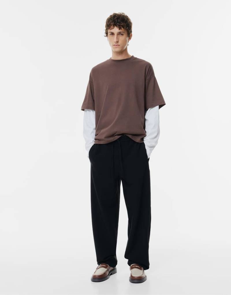 Pull & Bear - Elegante Jogginghose in Schwarz von Pull & Bear