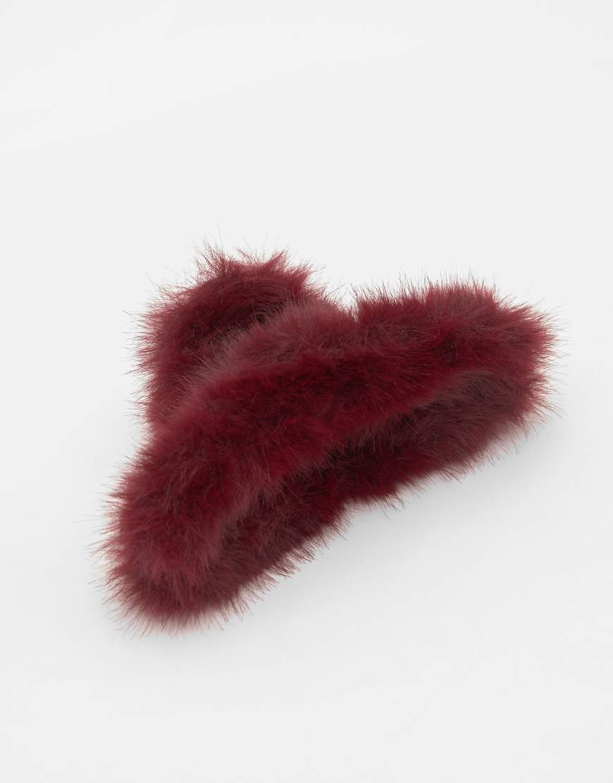 Pull & Bear - Haarklammer in Kastanienbraun-Rot von Pull & Bear