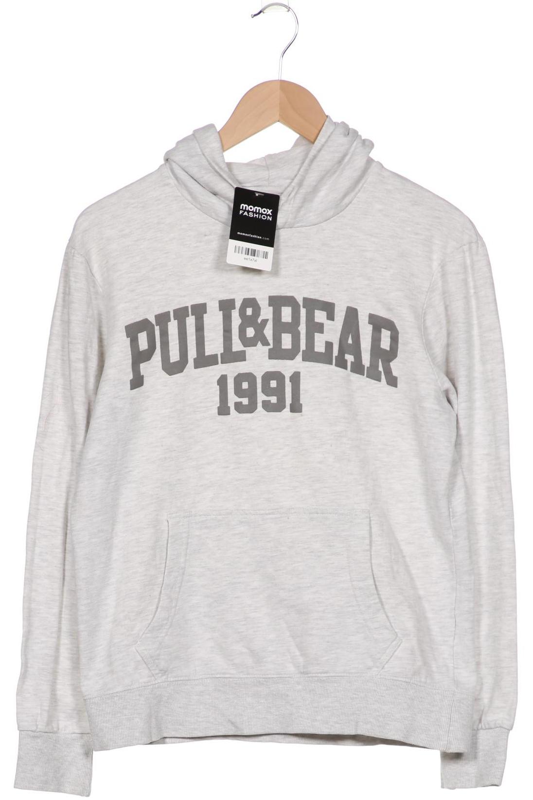 Pull & Bear Herren Kapuzenpullover, grau, Gr. 46 von Pull & Bear