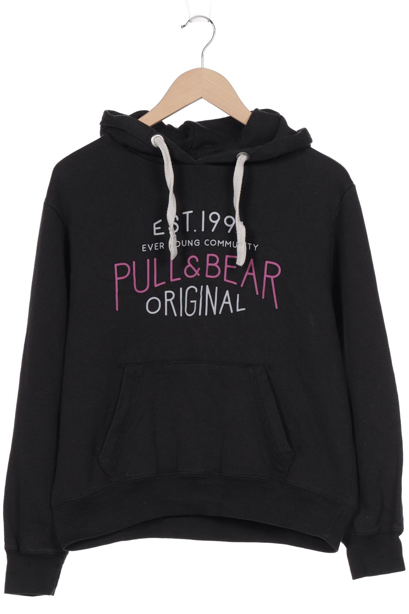 Pull & Bear Herren Kapuzenpullover, schwarz von Pull & Bear