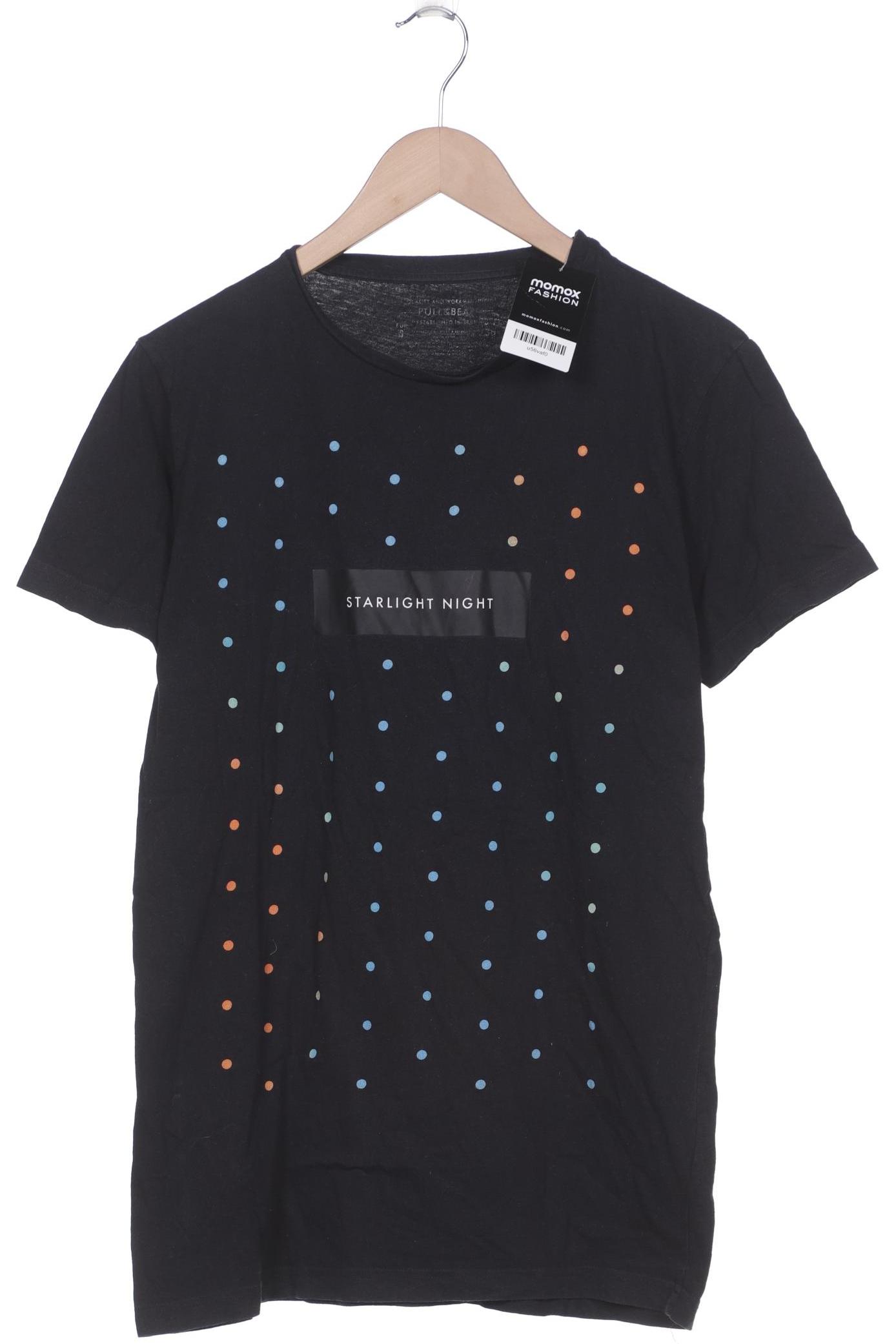 Pull & Bear Herren T-Shirt, schwarz von Pull & Bear