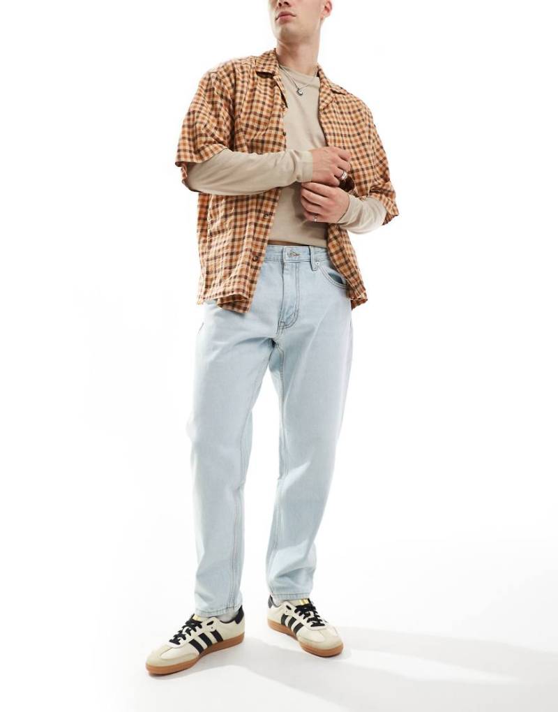 Pull & Bear - Jeans in Hellblau und Standard-Passform von Pull & Bear