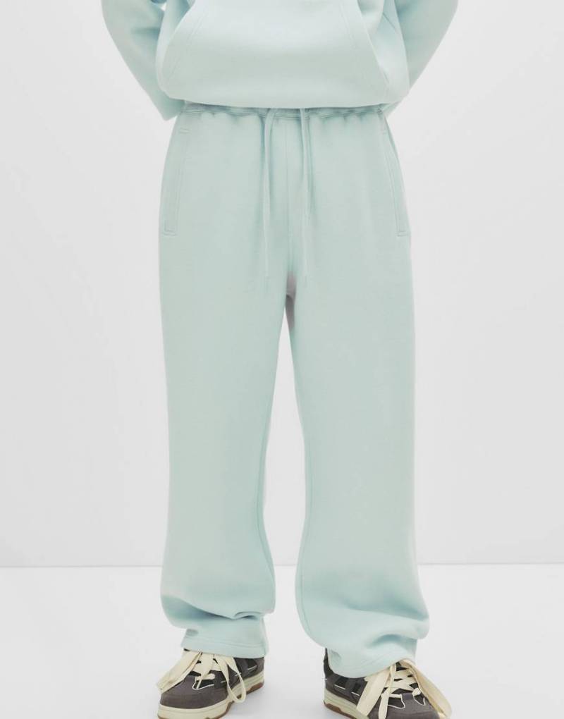Pull & Bear - Schwere Jogginghose in Himmelblau von Pull & Bear
