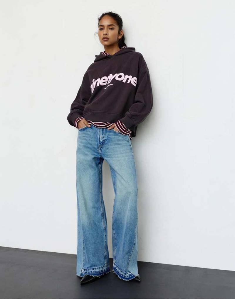 Pull & Bear - Kapuzenpullover in Braun-Brown von Pull & Bear