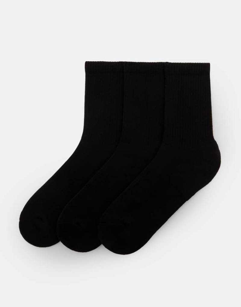 Pull & Bear - Lange Socken im Set in Schwarz von Pull & Bear