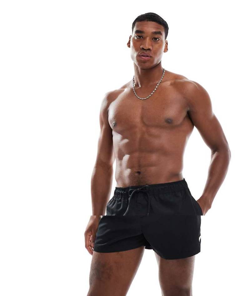 Pull & Bear - STWD - 2er-Pack Badeshorts in Schwarz und Steinbeige-Neutral von Pull & Bear