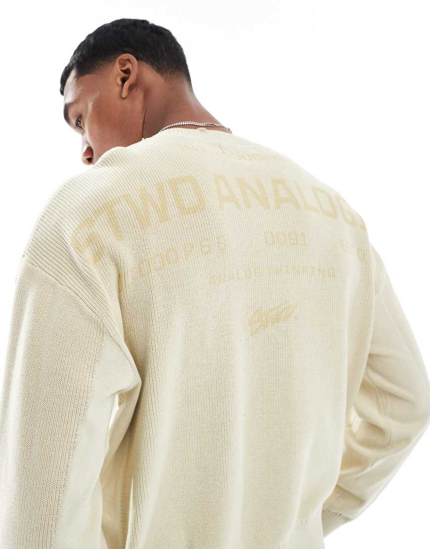 Pull & Bear - STWD - Strickpullover in Sand-Neutral von Pull & Bear