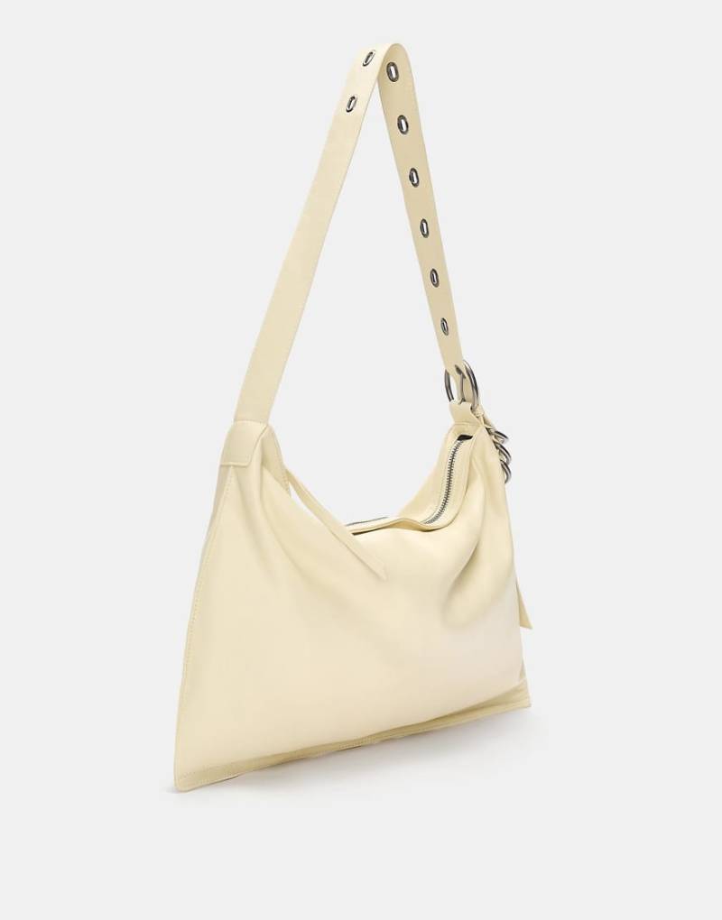 Pull & Bear - Schultertasche in Vanille-Gelb von Pull & Bear