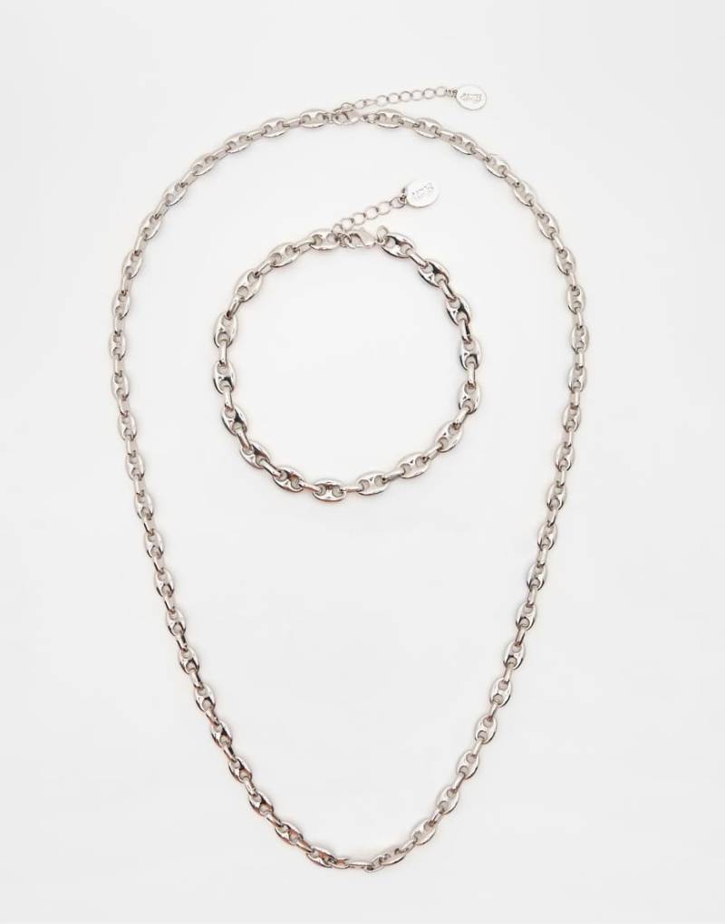 Pull & Bear - Set mit Halskette und Armband-Bunt von Pull & Bear