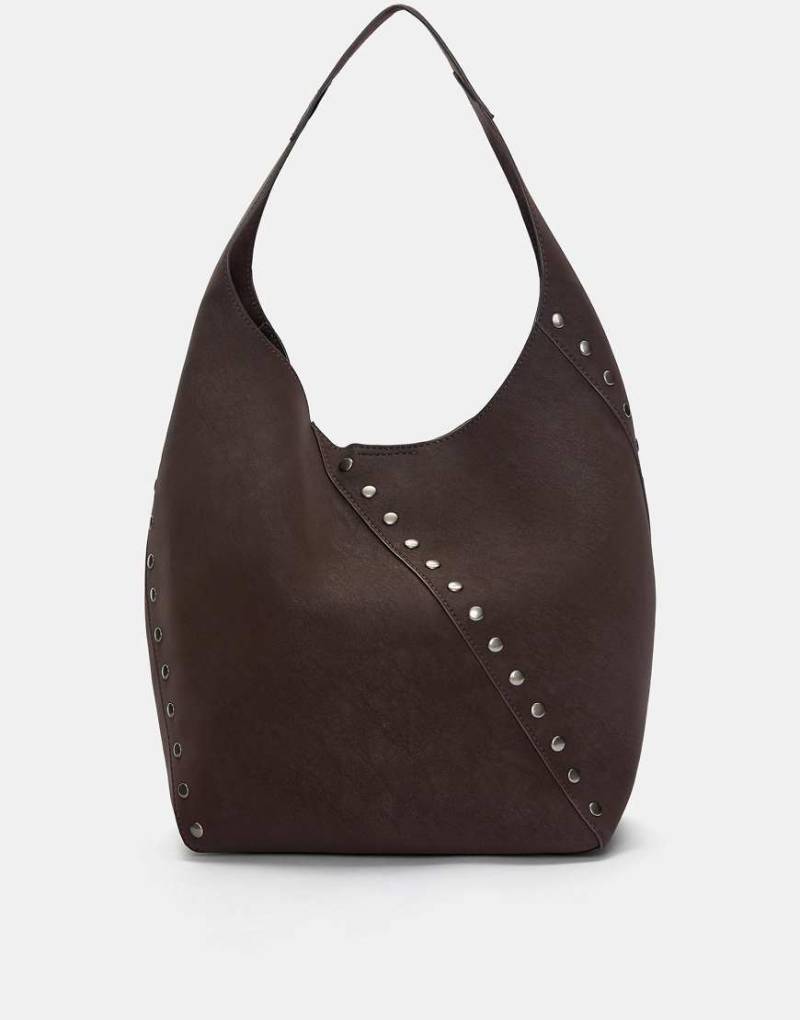 Pull & Bear - Shopper in Braun von Pull & Bear