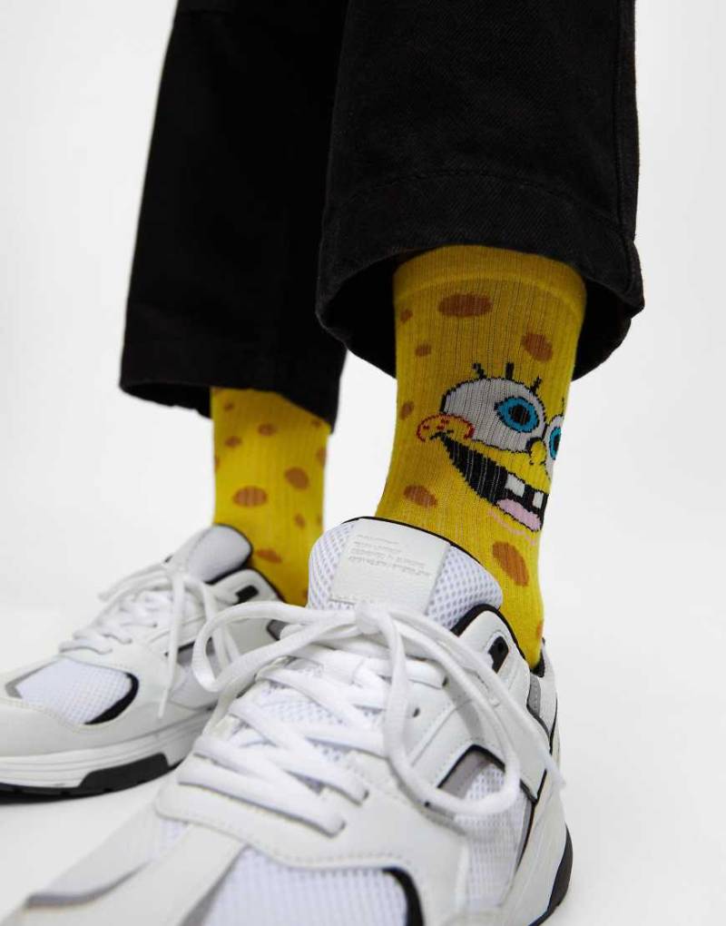 Pull & Bear - Spongebob Schwammkopf - Socken in Gelb-Bunt von Pull & Bear