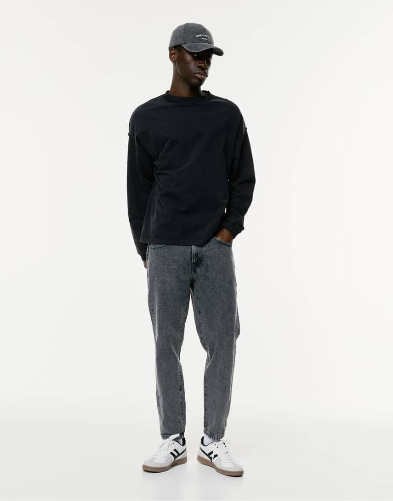 Pull & Bear - Standard - Jeans in Dunkelgrau von Pull & Bear