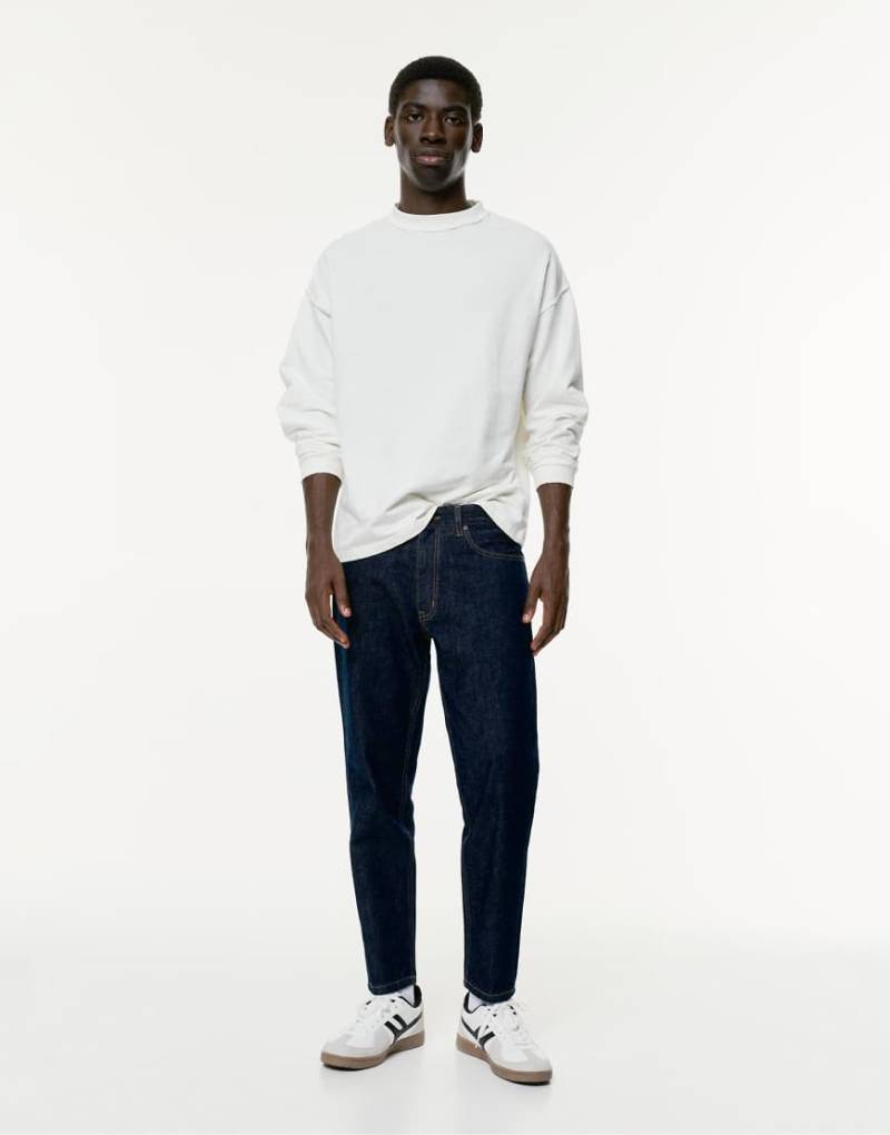 Pull & Bear - Standard - Jeans in Marineblau von Pull & Bear