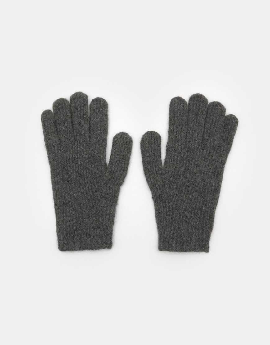 Pull & Bear - Strickhandschuhe in Grau von Pull & Bear