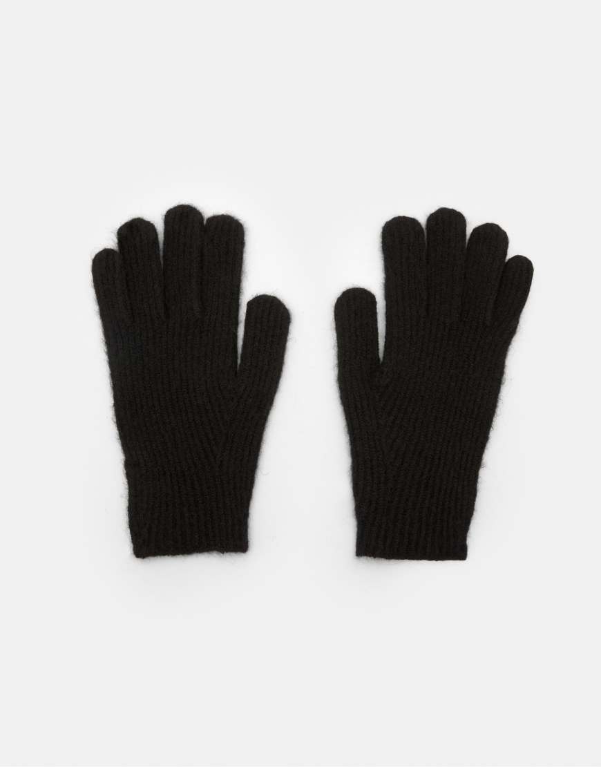 Pull & Bear - Strickhandschuhe in Schwarz von Pull & Bear