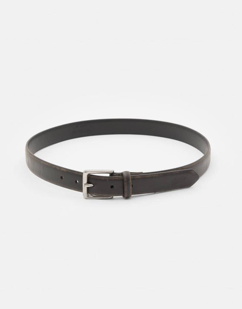 Pull & Bear - Stwd - Gürtel in Schwarz mit Ledereffekt von Pull & Bear