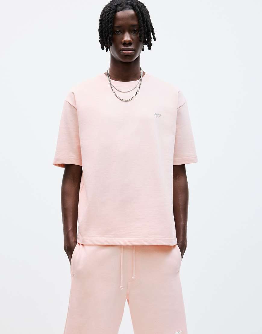 Pull & Bear - Stwd - Kurzärmliges Sweatshirt in Rosa von Pull & Bear