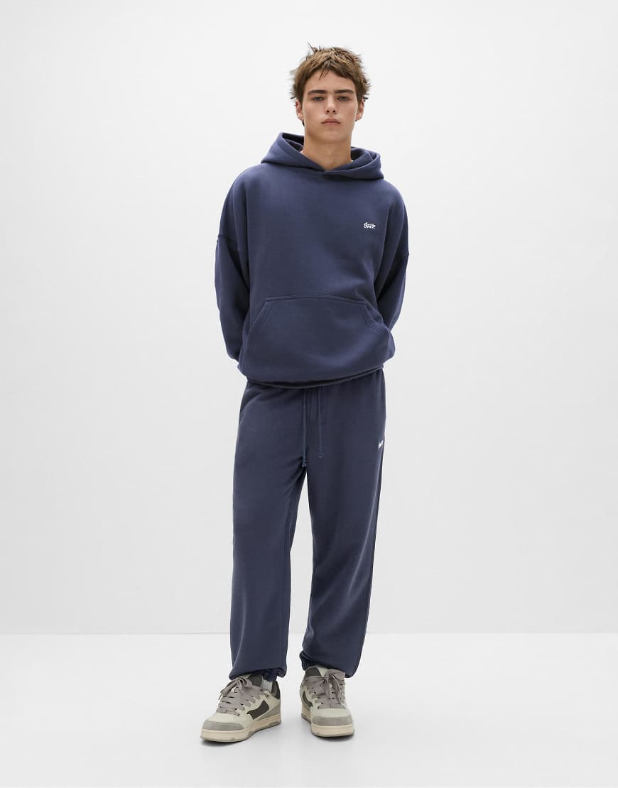 Pull & Bear - Stwd - Trainingshose in Marineblau von Pull & Bear