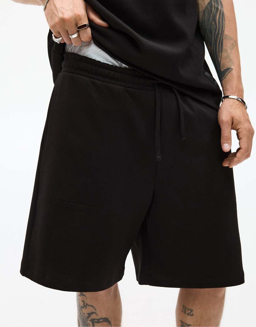 Pull & Bear - Sweatshorts in Schwarz von Pull & Bear