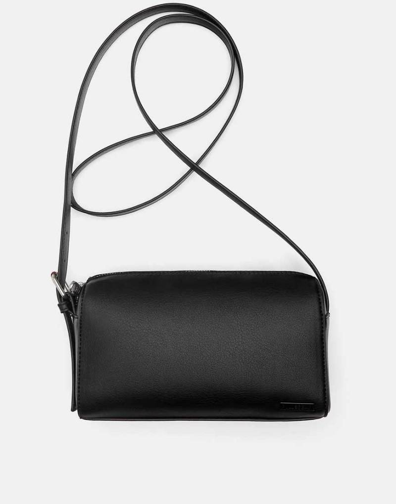 Pull & Bear - Umhängetasche in Schwarz mit Fach von Pull & Bear