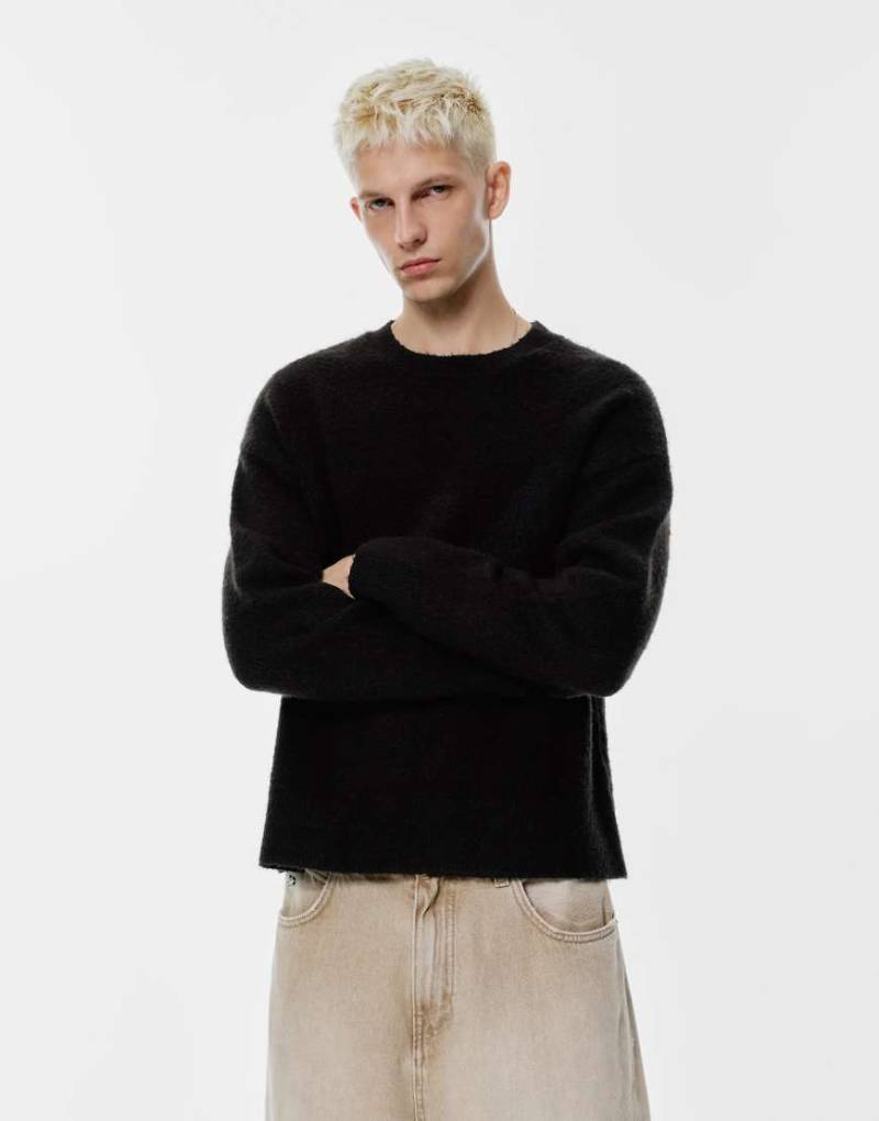 Pull & Bear - Weicher Strickpullover in Schwarz von Pull & Bear