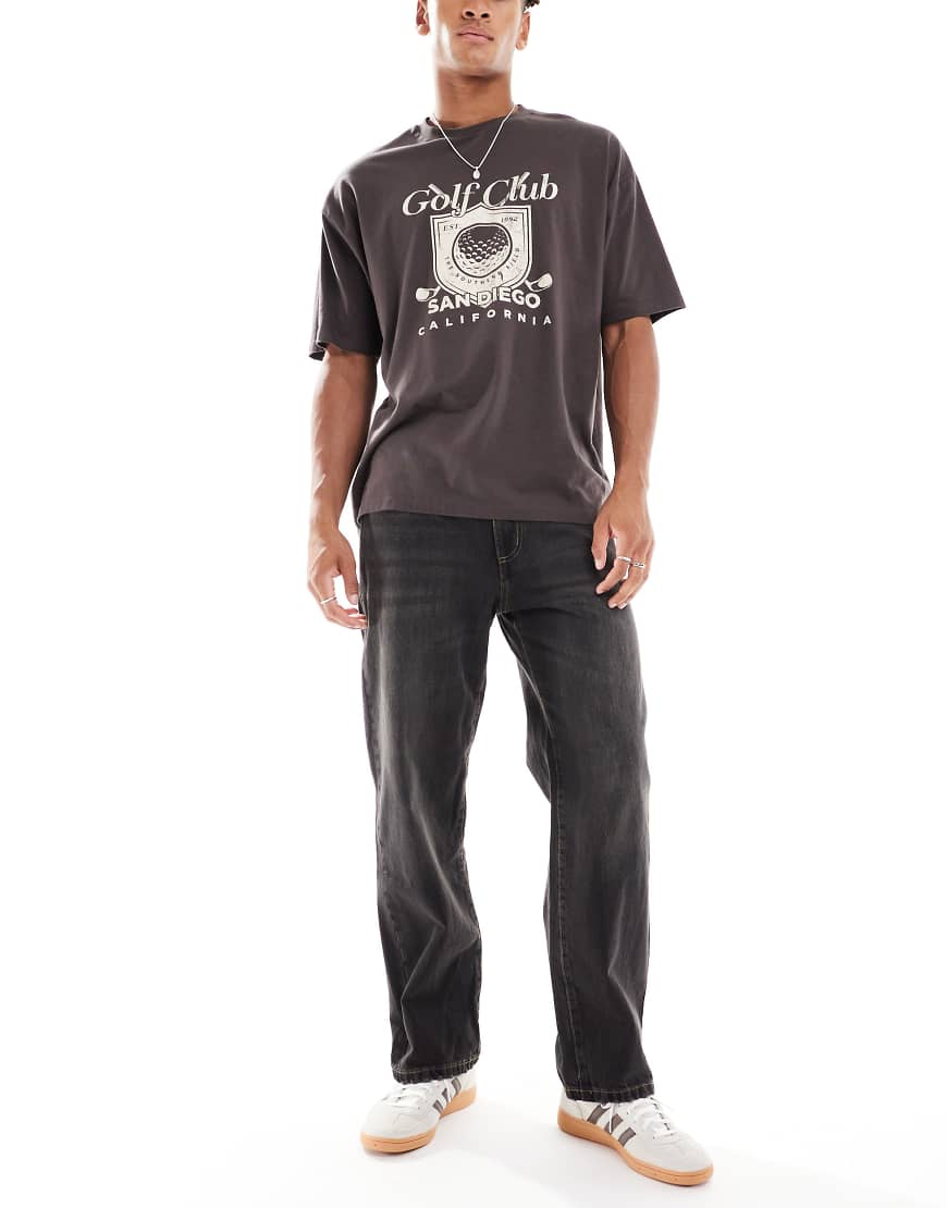 Pull & Bear - Weite Jeans in Schwarz Pull & Bear - Weite Jeans in Schwarz von Pull & Bear