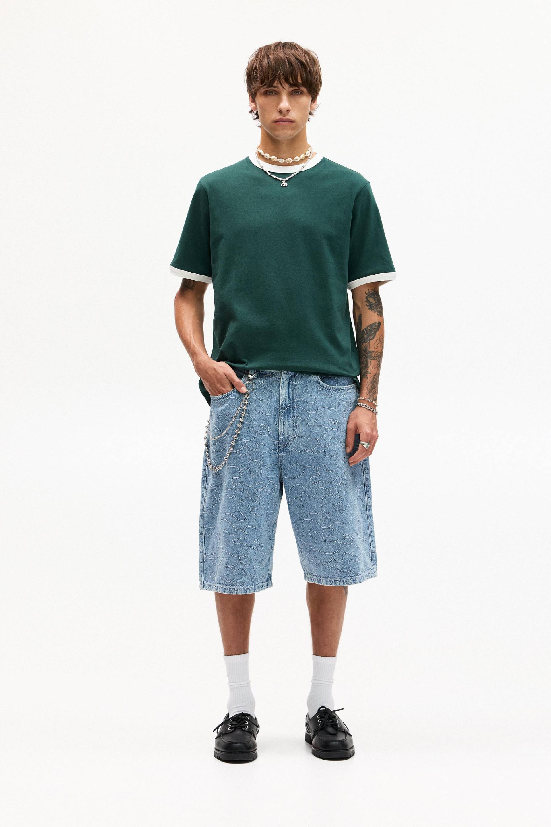 Skater-Jeans-Bermudashorts von Pull&Bear