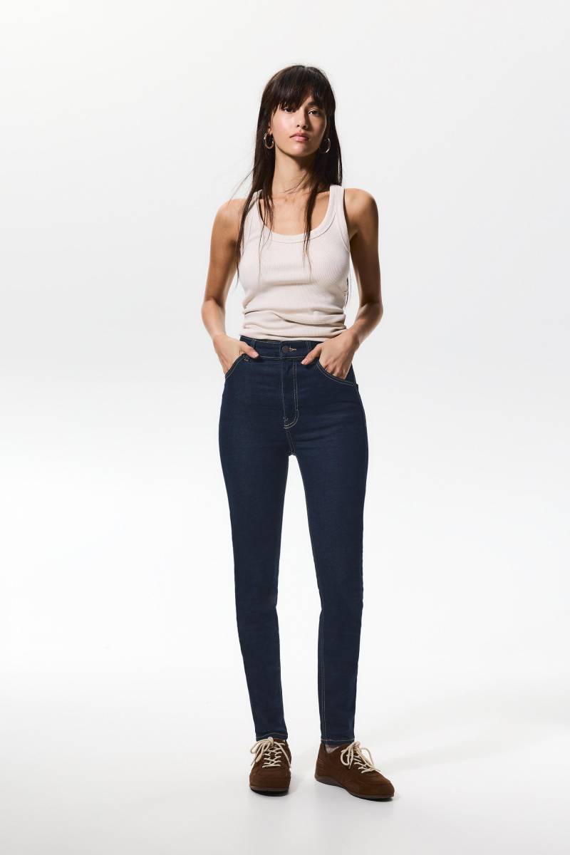 Skinny Jeans Mit Hohem Bund von Pull&Bear