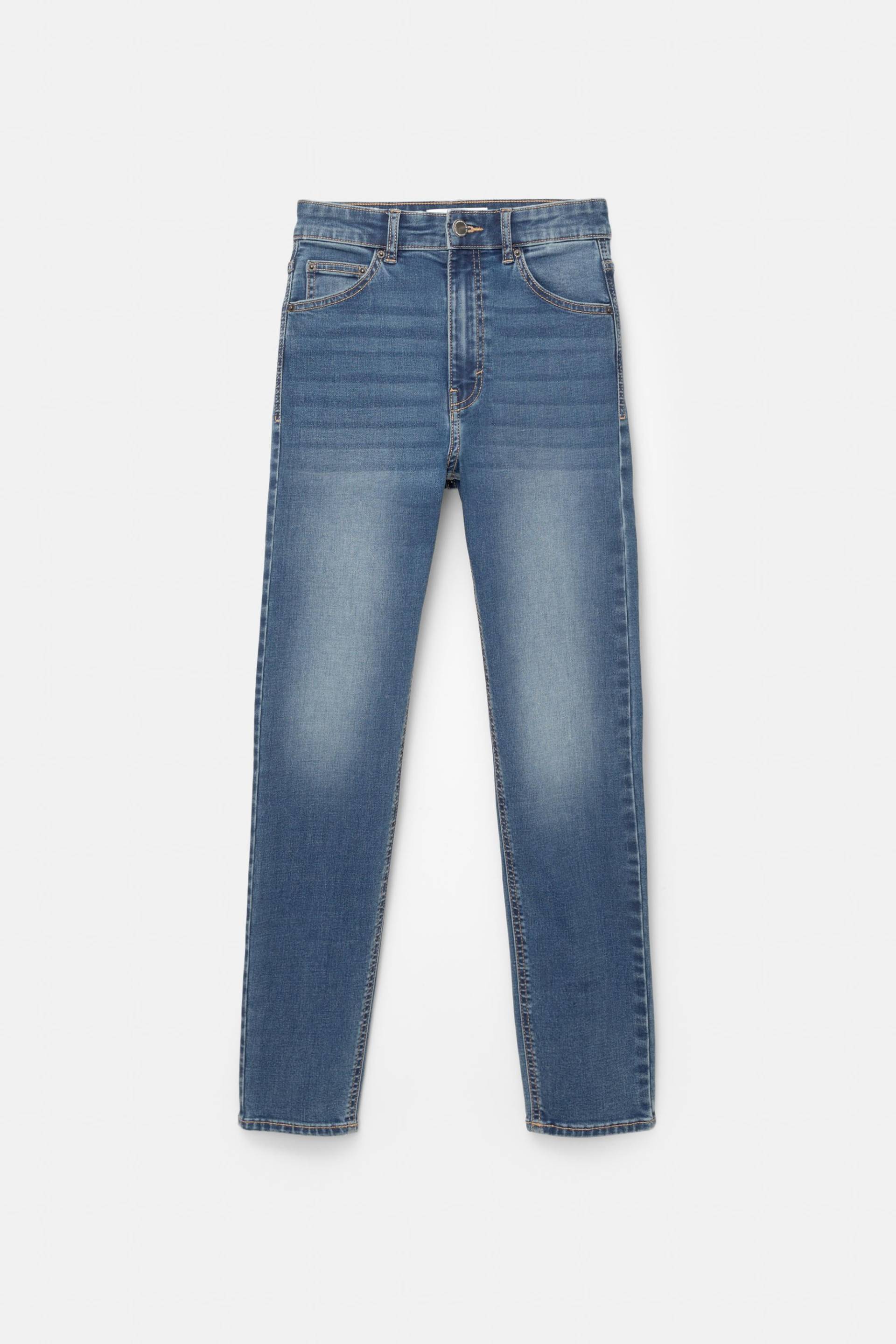 Skinny Jeans Mit Hohem Bund von Pull&Bear