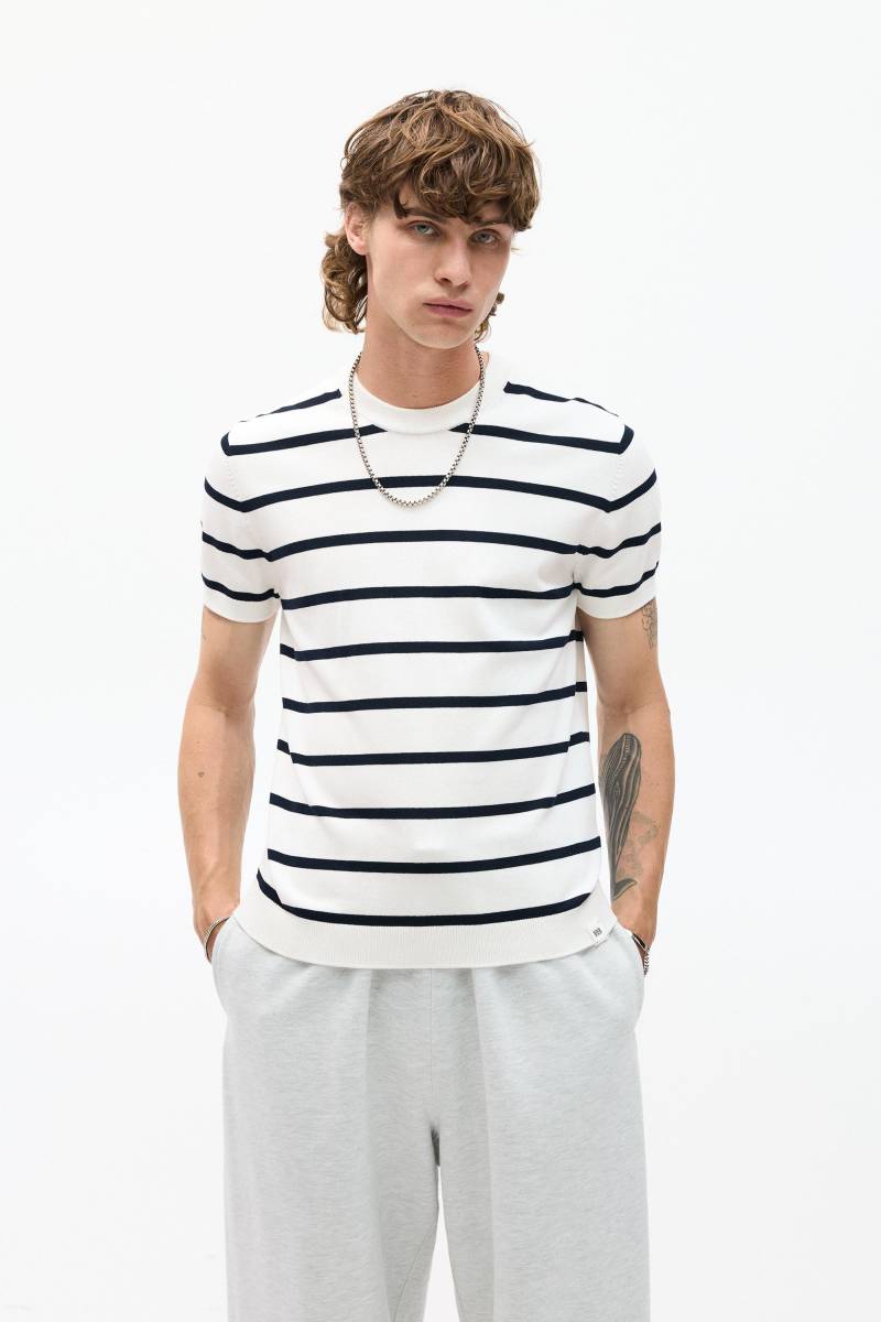 Strick-T-Shirt von Pull&Bear