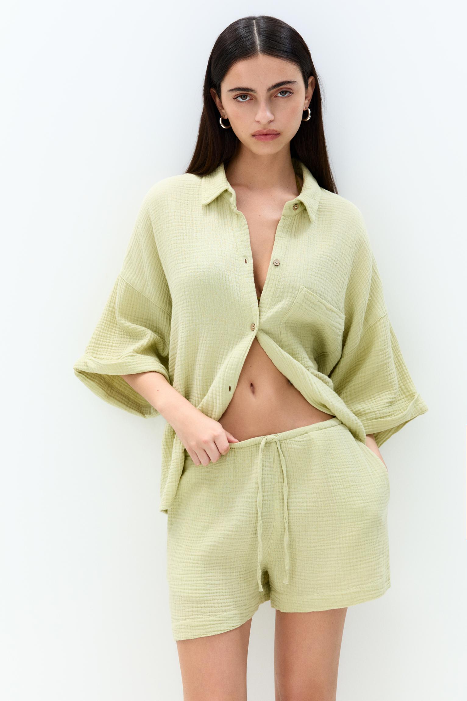 Strukturierte Bermudashorts von Pull&Bear