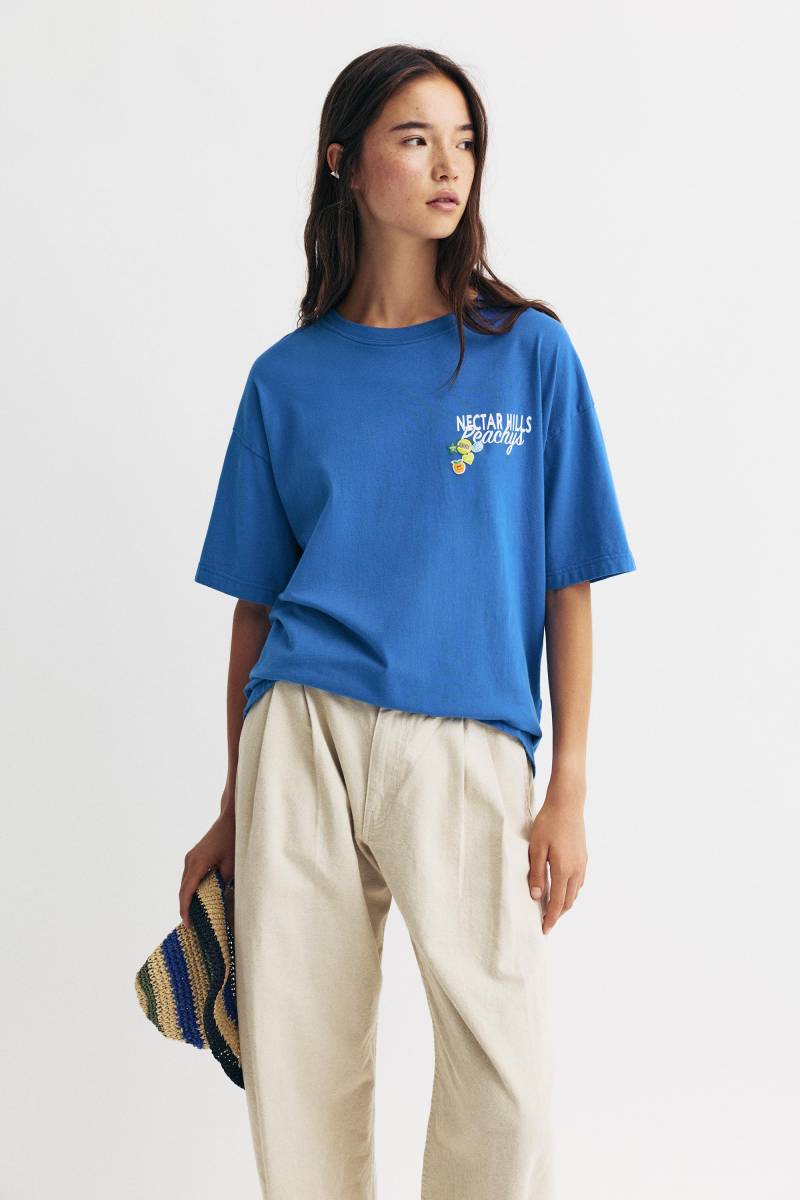 T-Shirt Mit Pfirsichen von Pull&Bear