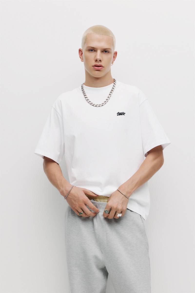 T-Shirt Mit Stwd-Logo von Pull&Bear