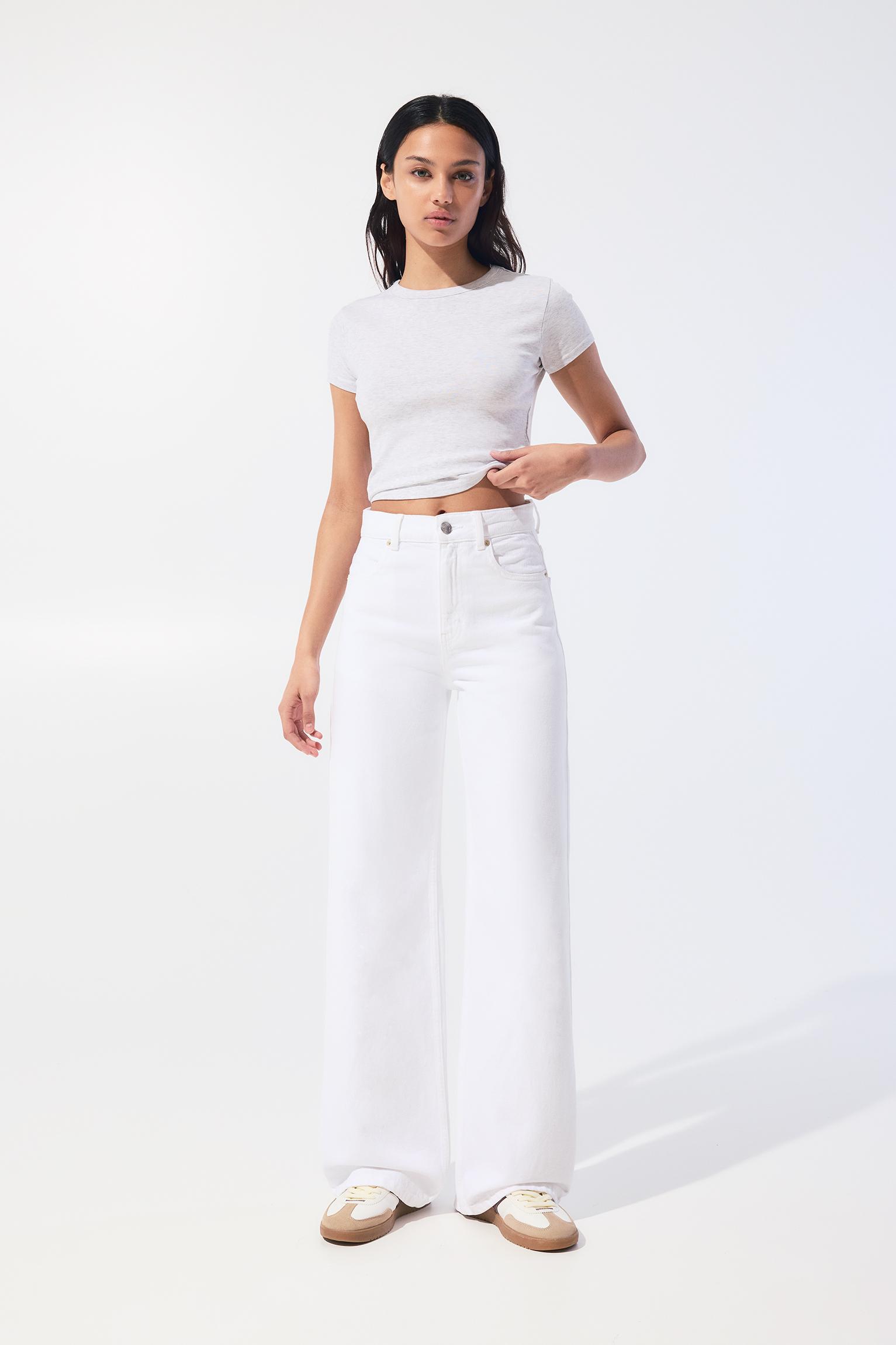 Wide-Leg-Jeans Mit Hohem Bund von Pull&Bear