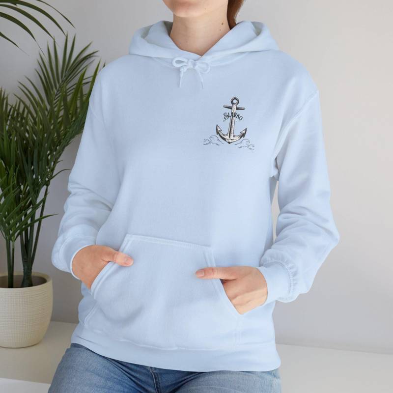 Damen Hoodie Mit Anker Design Von Slavko Damen Hoodie Mit Anker Design Von Slavko von PulliPueppi