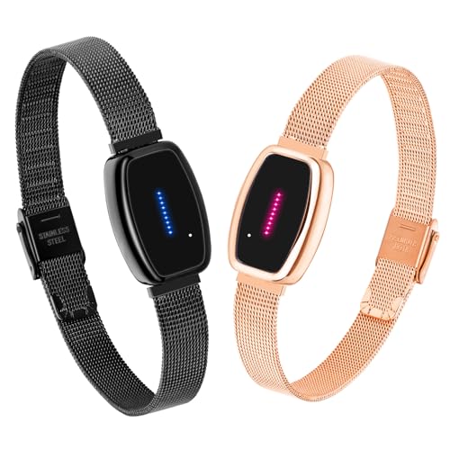 Fernliebe Touch Armbänder für Paare, Vibration & Lichter Smart Matching, Ideal für Fernbeziehungen, Jubiläen oder Feiertage Weihnachtsgeschenke von Pulomi