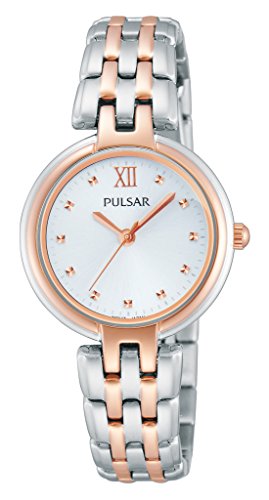 Pulsar Automatik Herren-Uhr Edelstahl und Lederband P9A005X1 von Pulsar