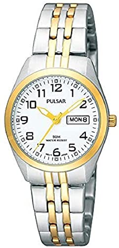 Pulsar Quarz Damen-Uhr Edelstahl mit Metallband PN8006X1 von Pulsar