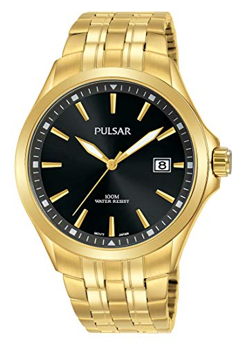 Pulsar Quarz Herren-Uhr Edelstahl mit Metallband PS9626X1 von Pulsar