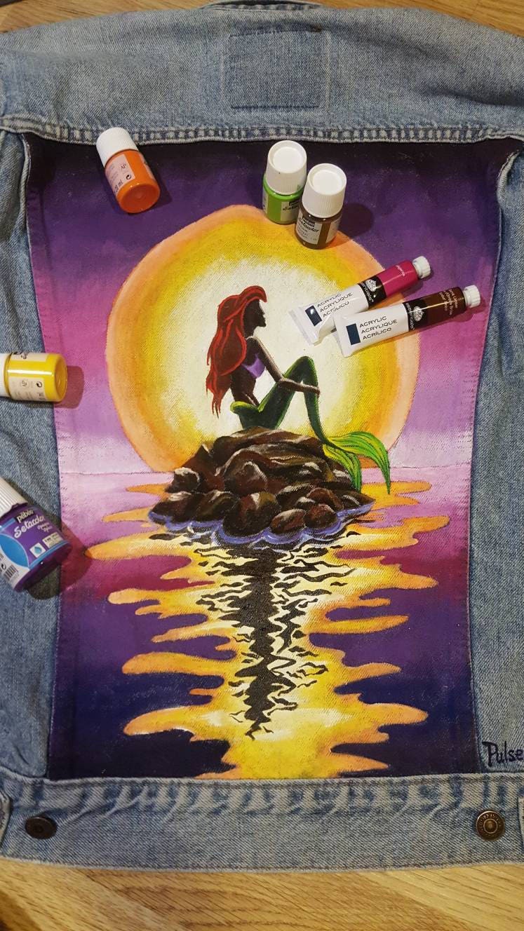 Benutzerdefinierte Bemalte Jeansjacke, Weihnachtsgeschenk, Jacke, Levis Jacke Bemalt, Marmaid Personalisierte Geschenk Für Sie/Er Benutzerdefinierte Bemalte Jeansjacke, Weihnachtsgeschenk, Jacke, Levis Jacke Bemalt, Marmaid Personalisierte Geschenk Für Sie/Er von PulseArts
