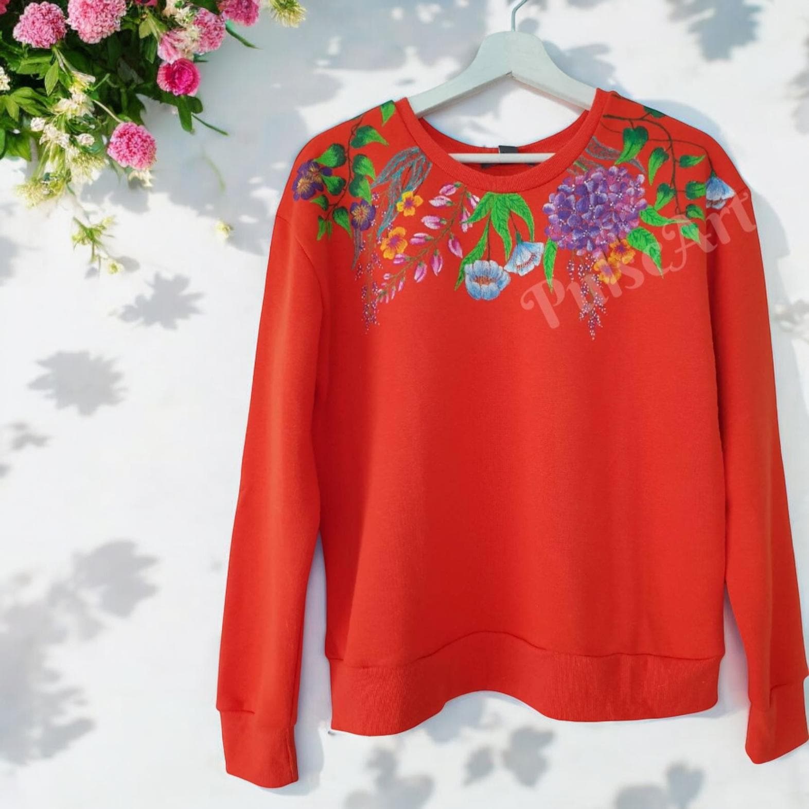 Handbemalte Pullover Weihnachtsgeschenk Personalisiertes Geschenk Für Sie Kleidung Auf Bestellung Handbemalte Pullover Weihnachtsgeschenk Personalisiertes Geschenk Für Sie Kleidung Auf Bestellung von PulseArts