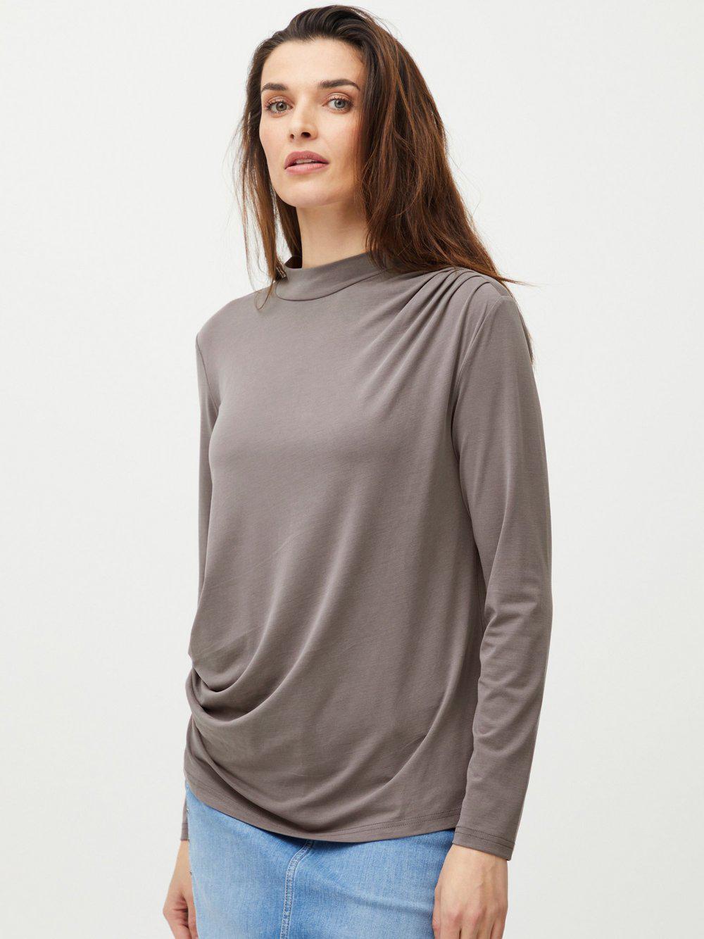 PULZ Jeans Longsleeve Damen, grau von Pulz Jeans