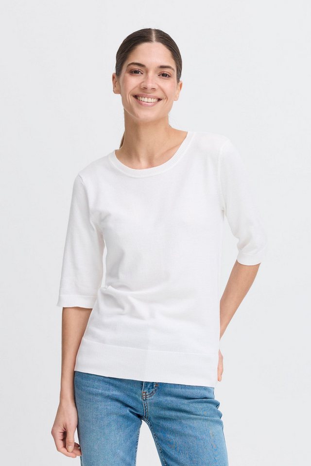 Pulz Jeans 3/4 Arm-Pullover PZSARA Eleganter Pullover mit Halbarm von Pulz Jeans
