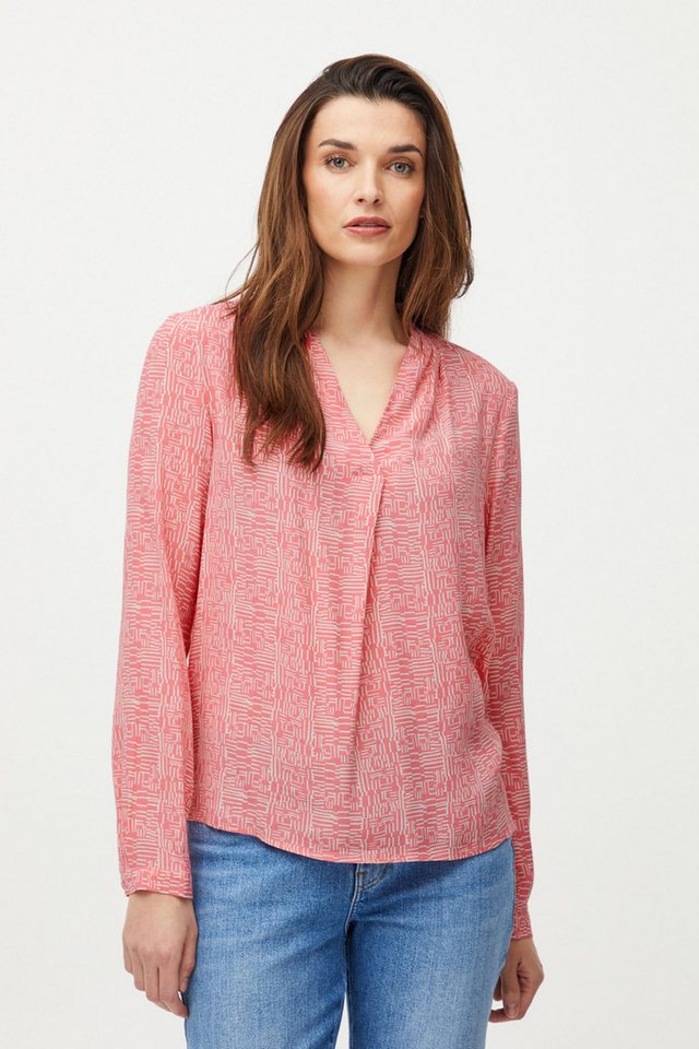 Pulz Jeans Langarmbluse PZGENE LS Blouse luftige Bluse mit Print von Pulz Jeans