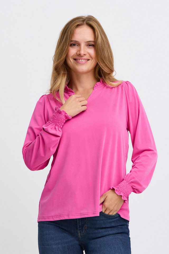 Pulz Jeans Langarmbluse PZLIPPA VNeck Blouse modische Bluse von Pulz Jeans