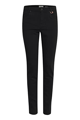 Pulz Jeans PZCarmen Damen Jeans Denim Hose Pant mit Stretch Emma Fit Skinny Fit High Waist, Größe:32/32, Farbe:Black Denim (200004) von Pulz Jeans