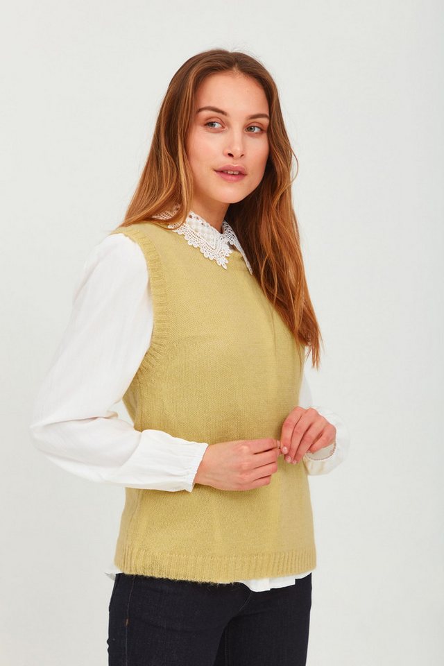 Pulz Jeans Pullunder PZIRIS - 50206227 Schlichter Strickpullunder von Pulz Jeans