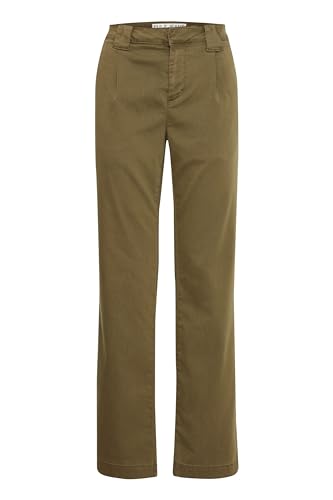 Pulz - PZROSITA HW Chino Pants Straight Leg - Trousers - 50207554, Größe:34, Farbe:Kalamata (190510) von Pulz Jeans