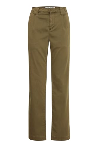 Pulz - PZROSITA HW Chino Pants Straight Leg - Trousers - 50207554, Größe:40, Farbe:Kalamata (190510) von Pulz Jeans